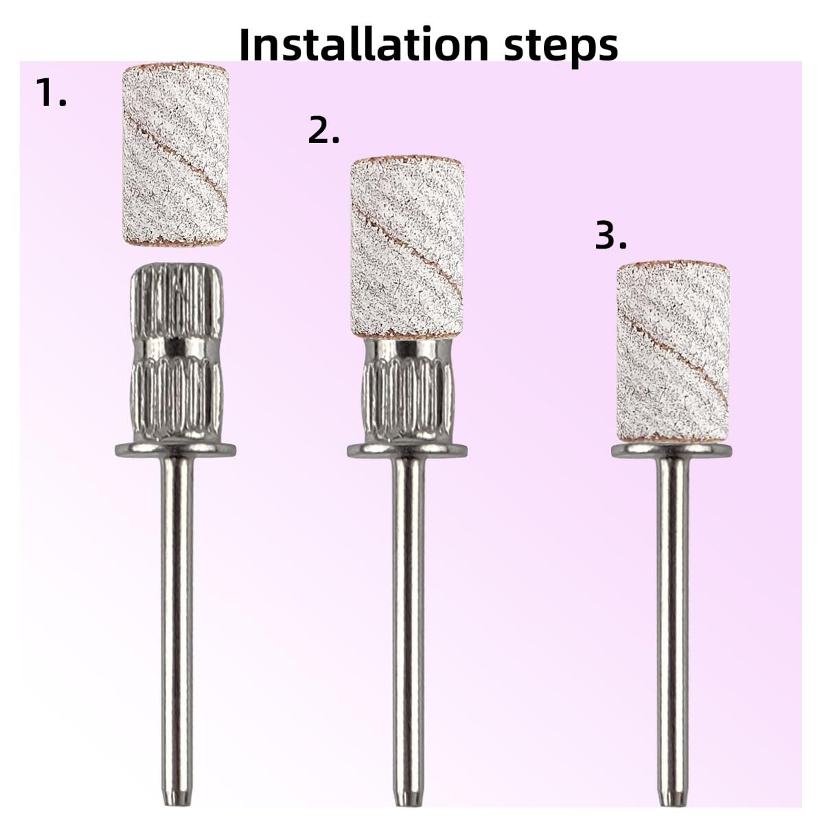 Professional nail technician using TKYZMS sanding band