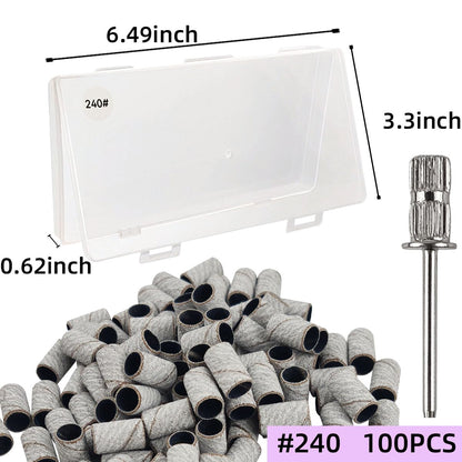 Packaging detail of TKYZMS nail drill sanding bands