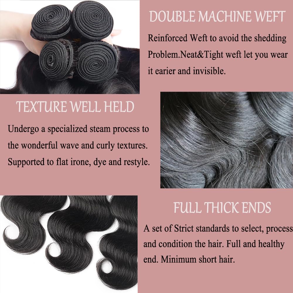 Close up view of the durable double machine weft construction on Katspon extensions