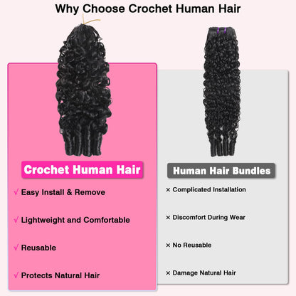 Knotless crochet install demonstration using Beauty Queen human hair