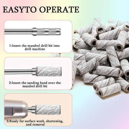 Eruika nail care accessory kit for gel removal and manicure