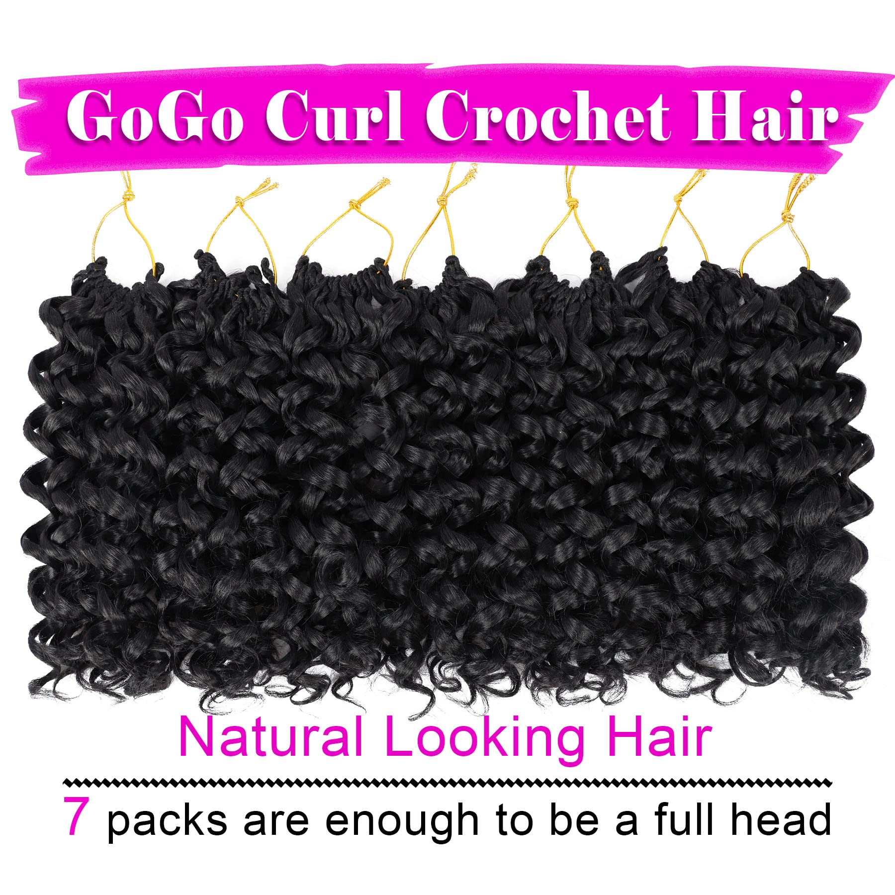 Close up view of EERYA synthetic beach curl braiding extensions showing the deep twist texture definition.