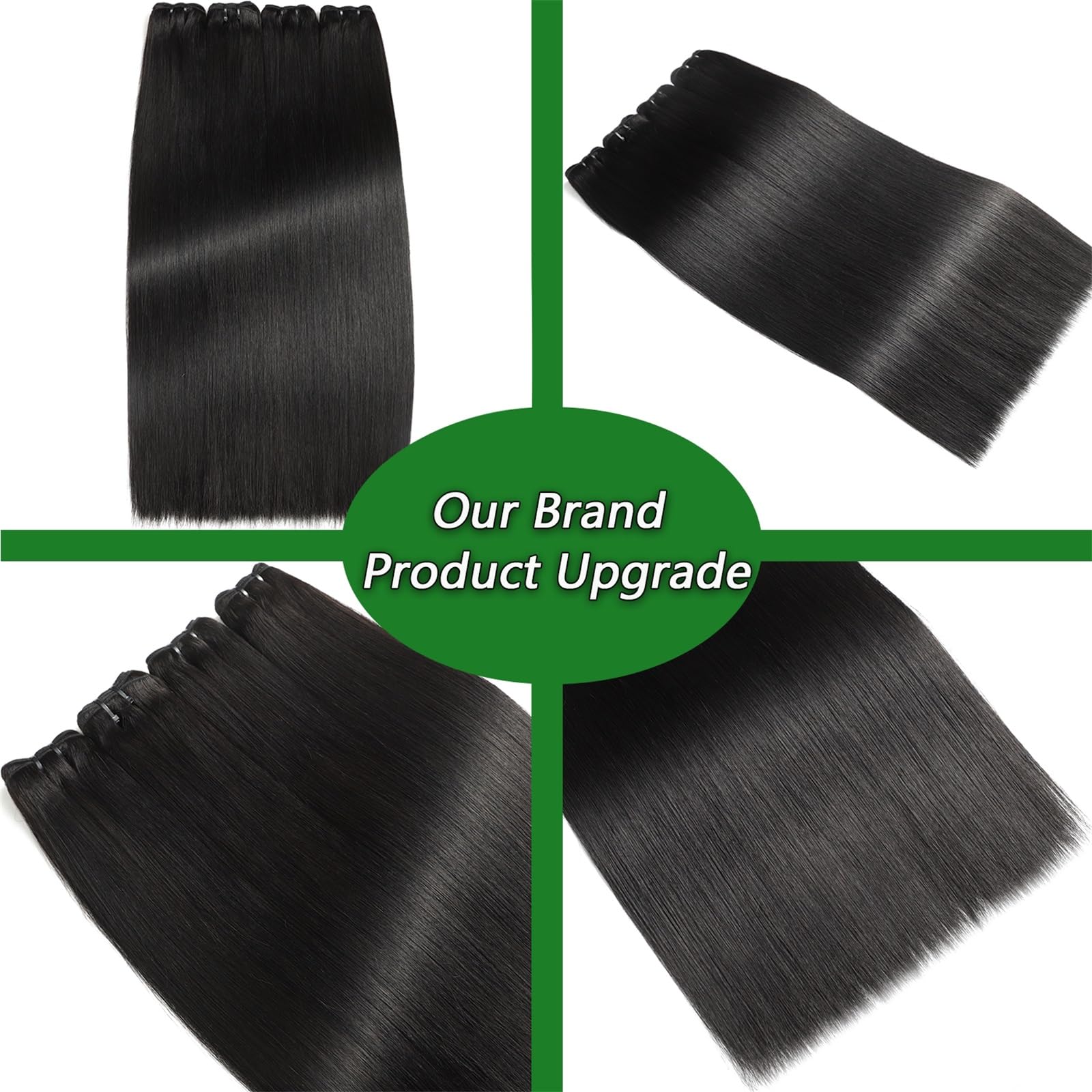 Premium 12A human hair bundle pack for quick weave and sew in styles