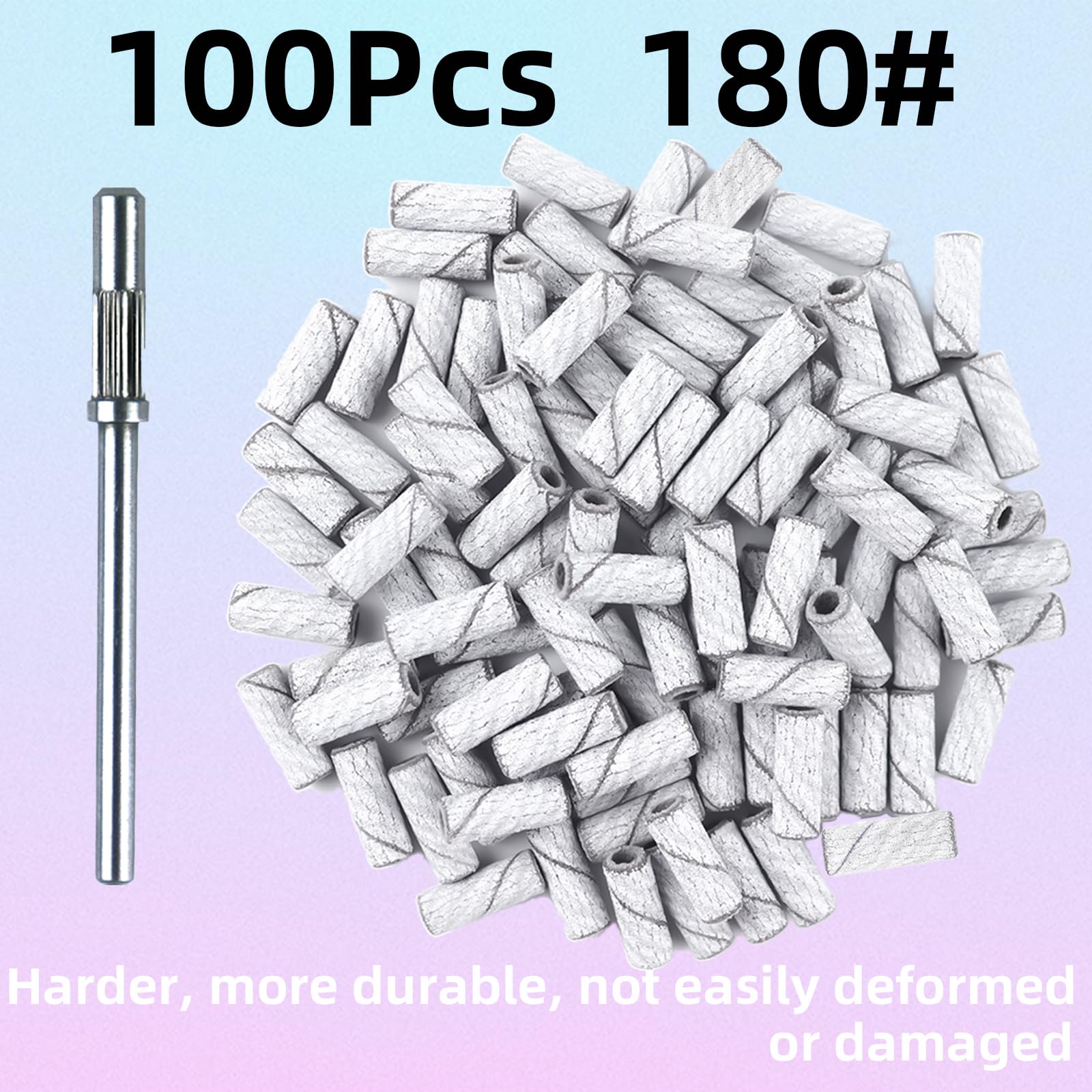 Tkyzms nail drill bits in transparent storage box