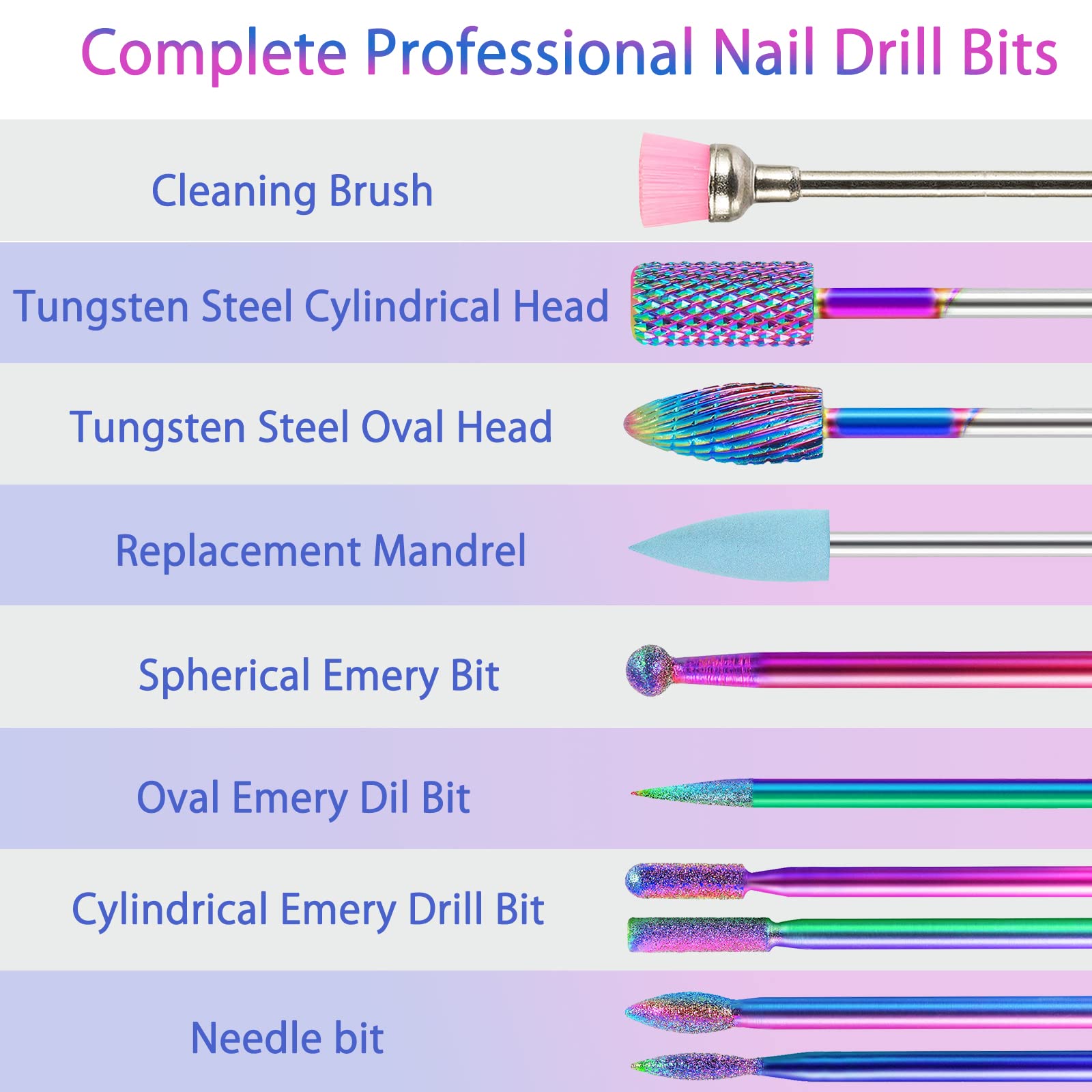 Seventy five pieces of BQAN nail sanding bands separated by coarse eighty medium one hundred twenty and fine one hundred eighty grits