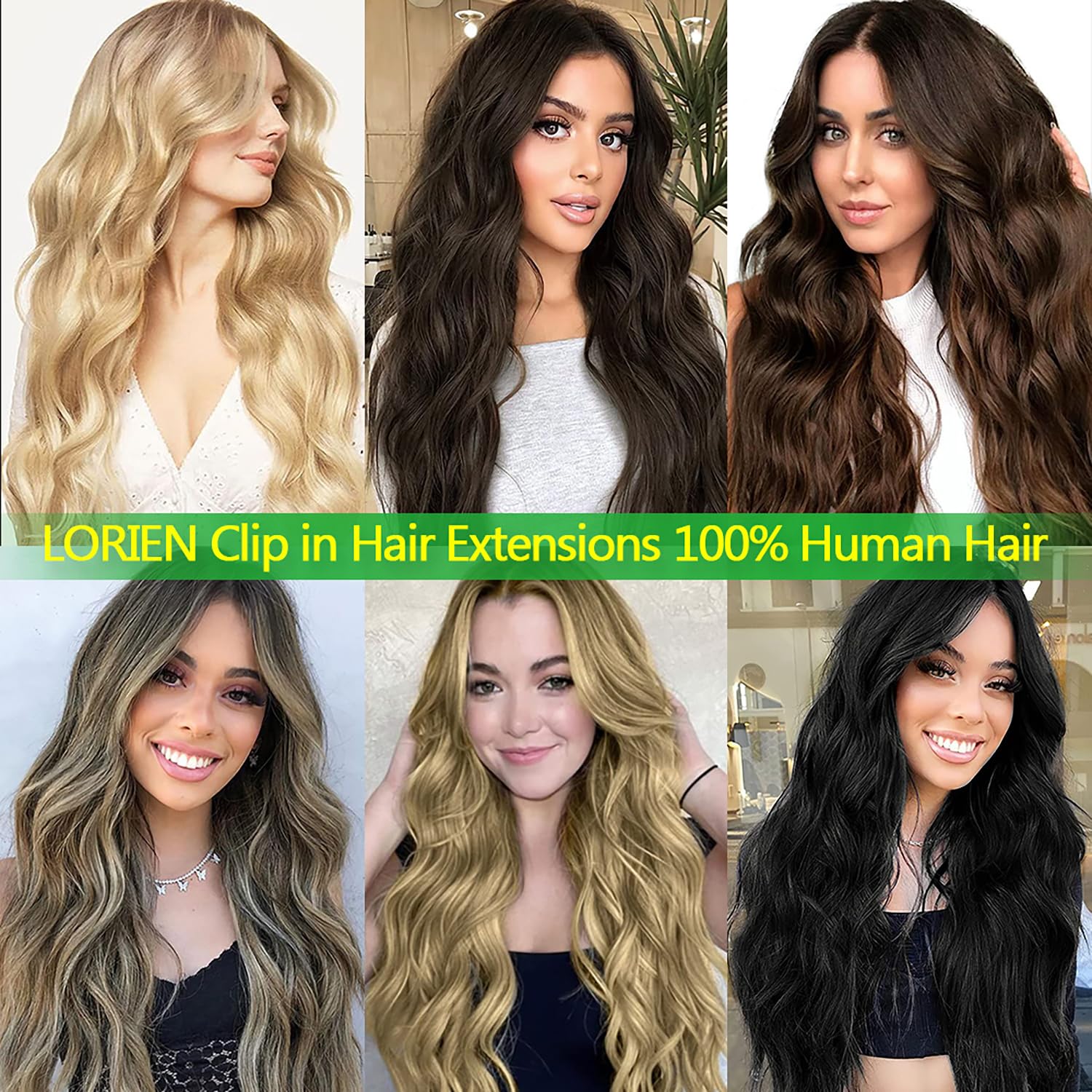Authentic USA imported hair extensions box back details