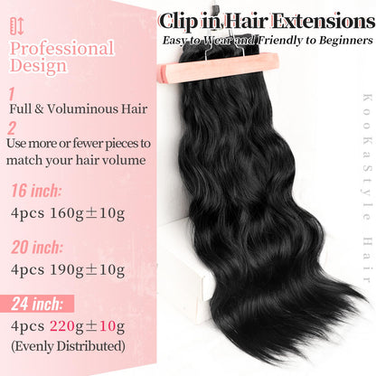 KooKaStyle authentic USA imported premium hair extensions packaging presentation