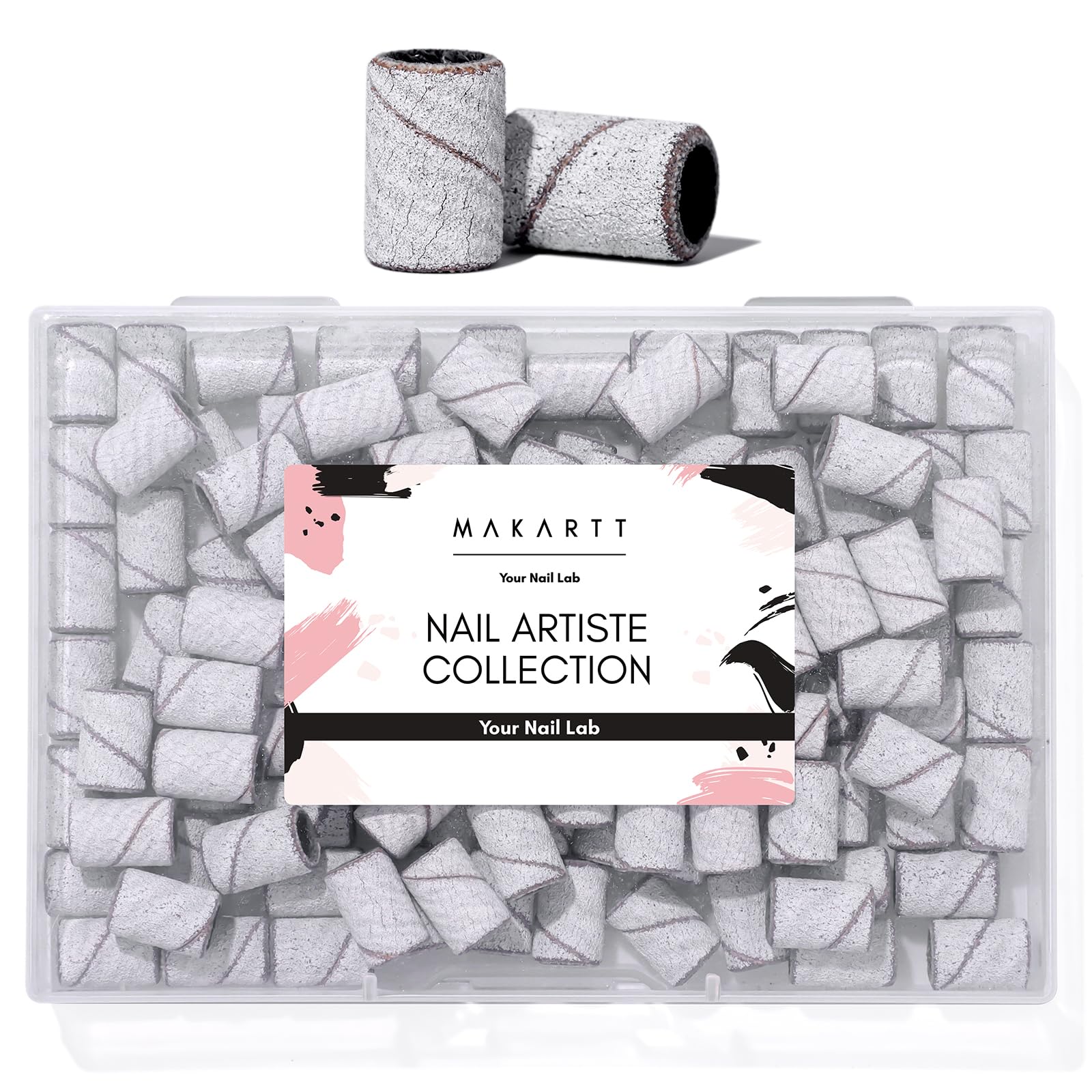 Side view comparison illustrating the upgraded extra thick construction of Makartt professional nail salon supplies.