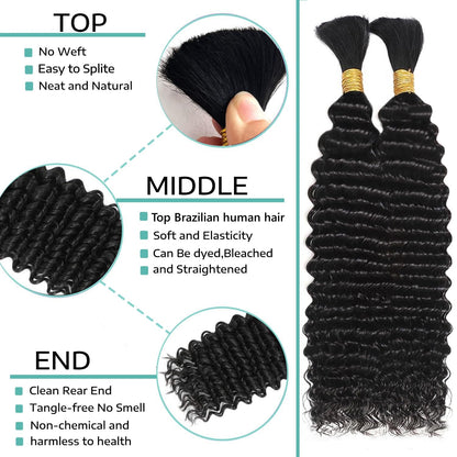 Model showcasing finished boho knotless braids hairstyle using unprocessed Brazilian human hair.