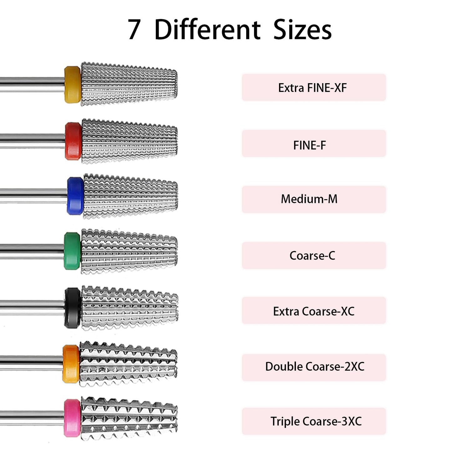 Professional tungsten steel nail bit for manicure