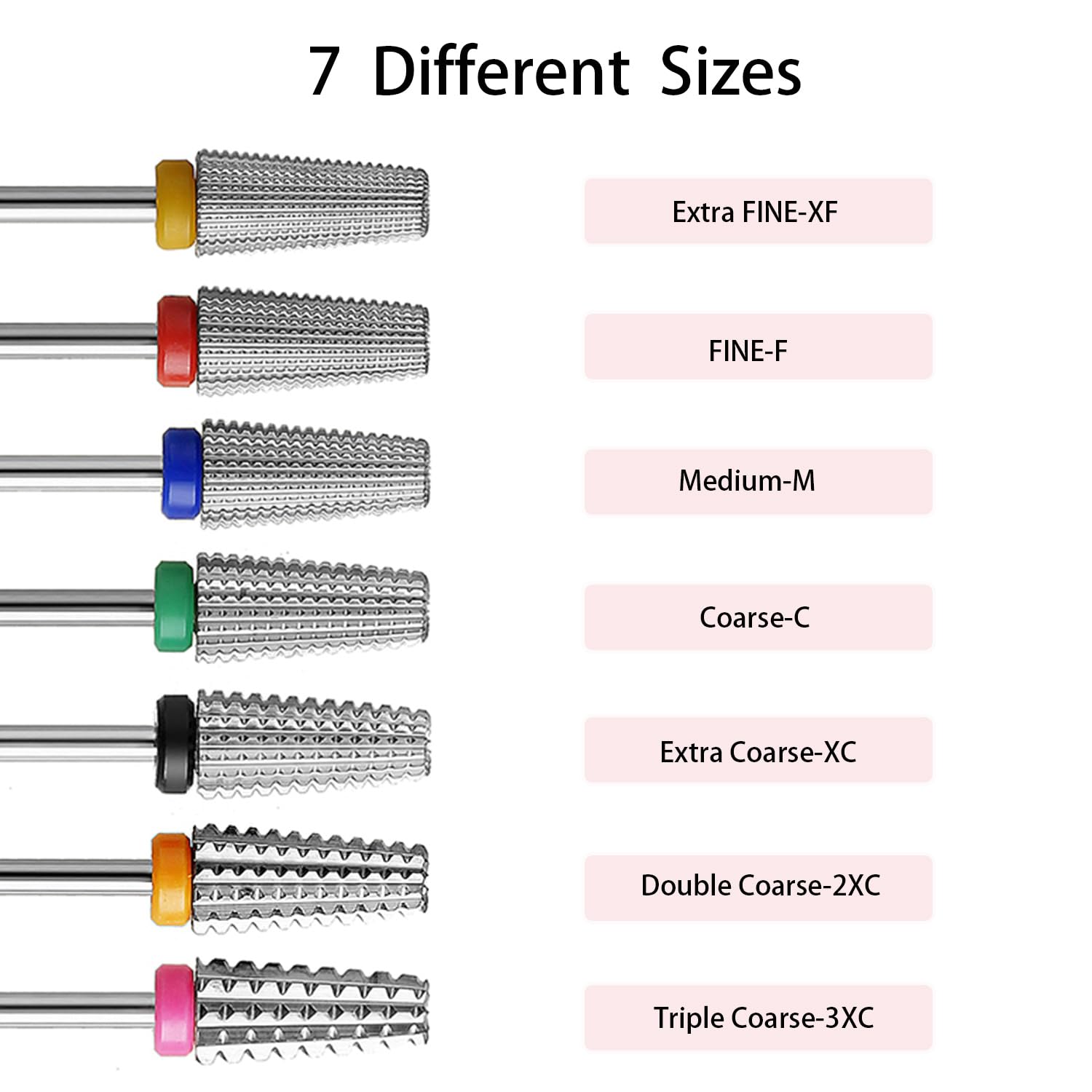 Professional tungsten steel nail bit for manicure