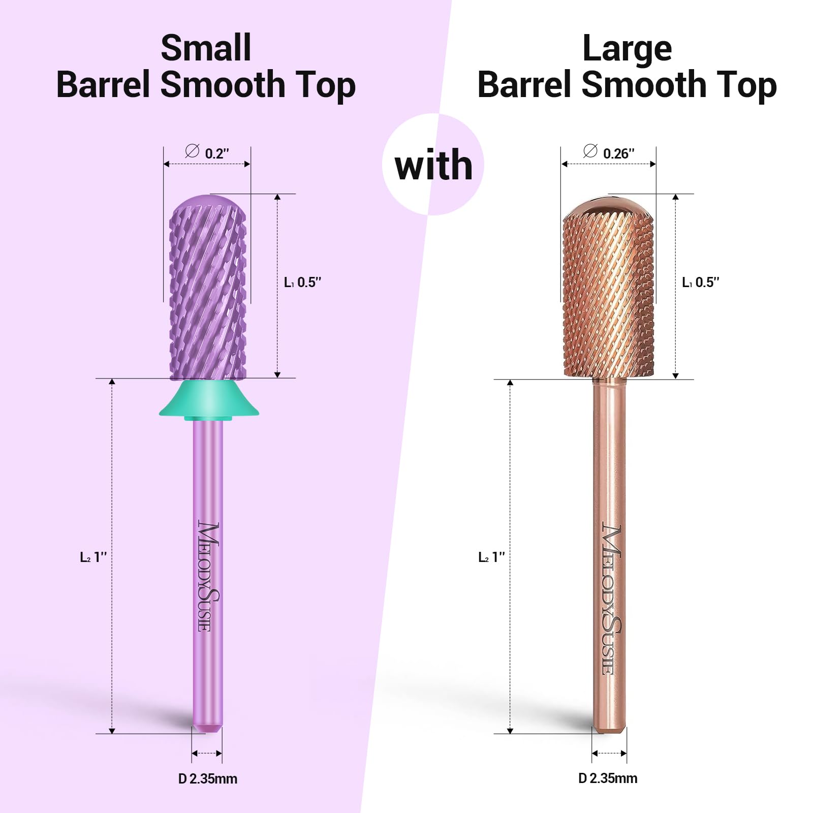 3/32 inch shank nail drill bit compatibility display