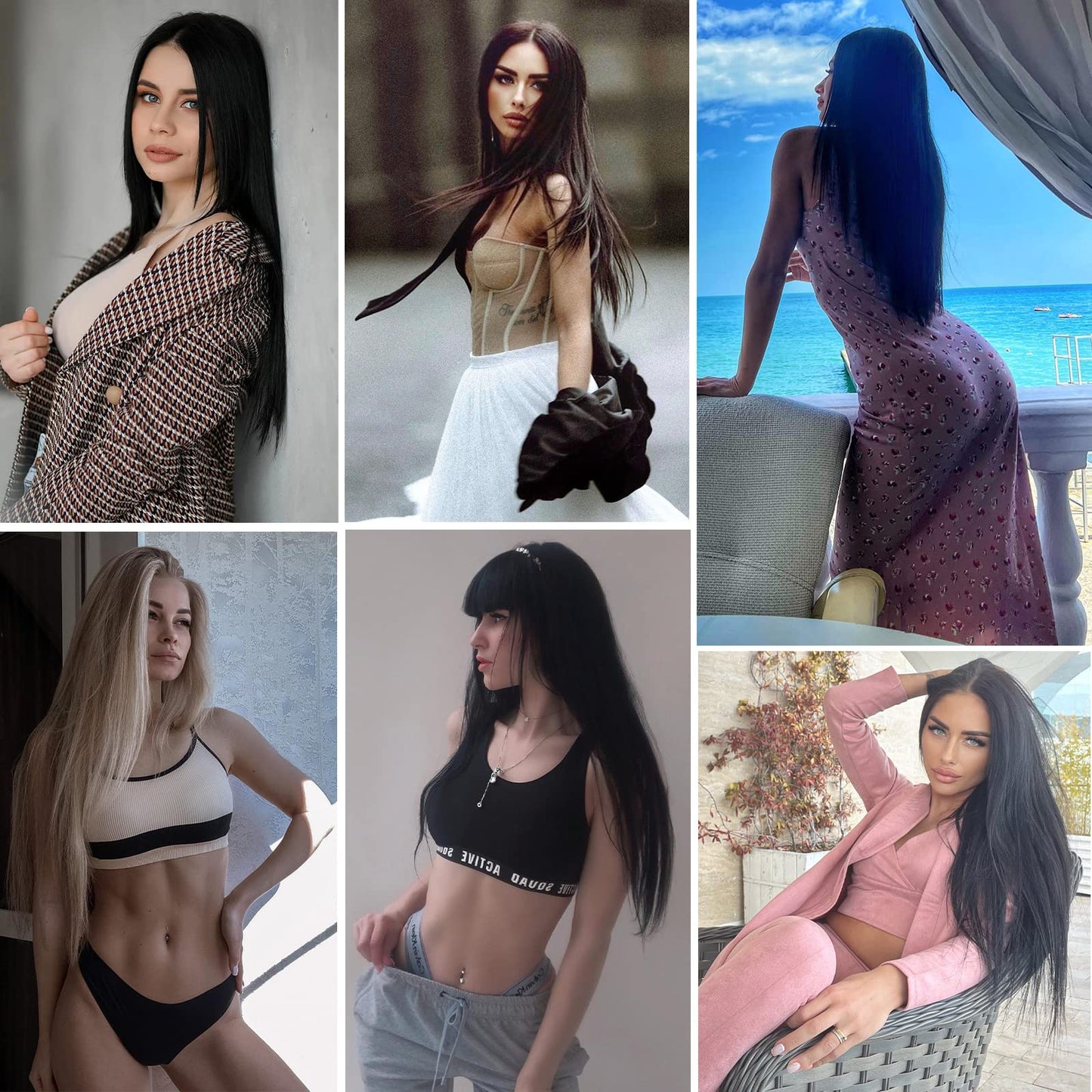 Full volume head transformation using premium synthetic clip in extensions
