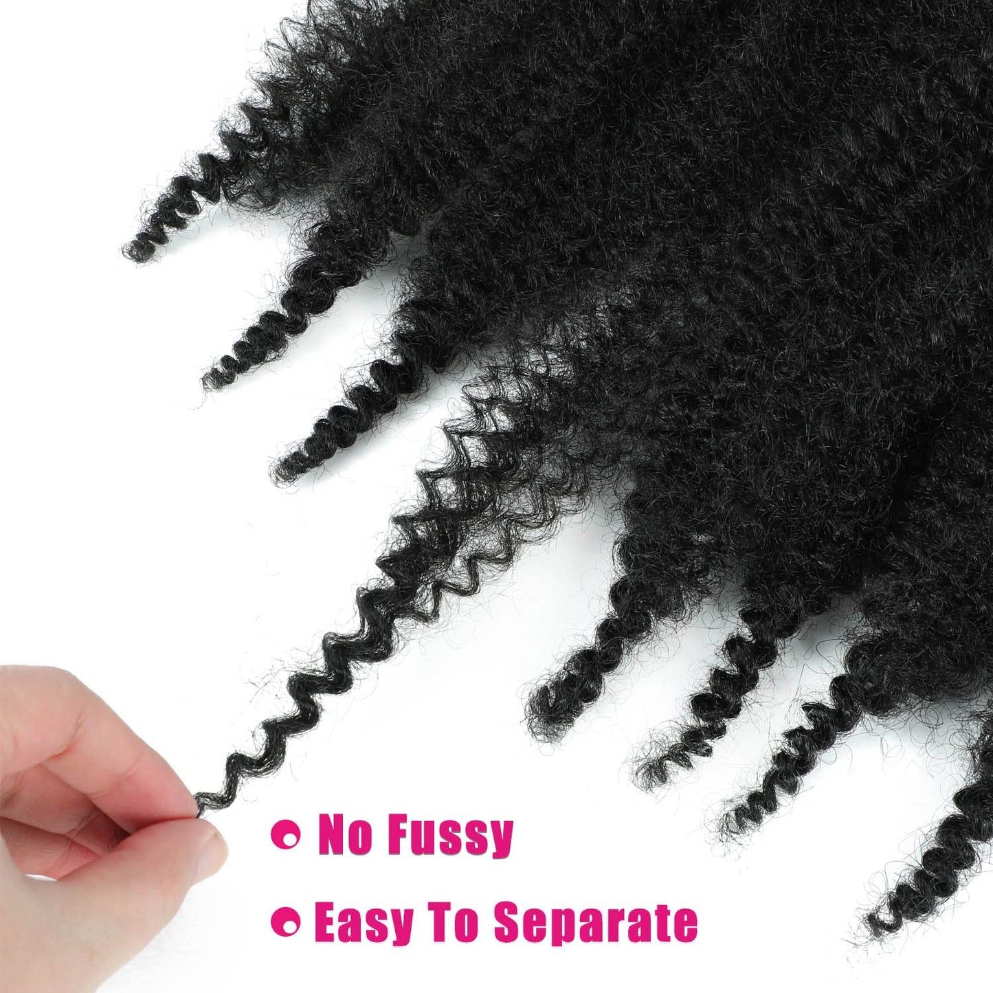Demonstration of soft locs style using hbegant afro twist hair