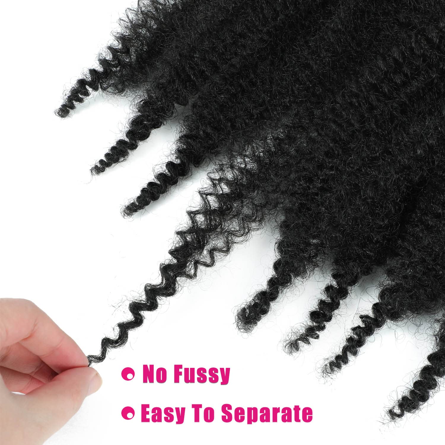 Demonstration of soft locs style using hbegant afro twist hair
