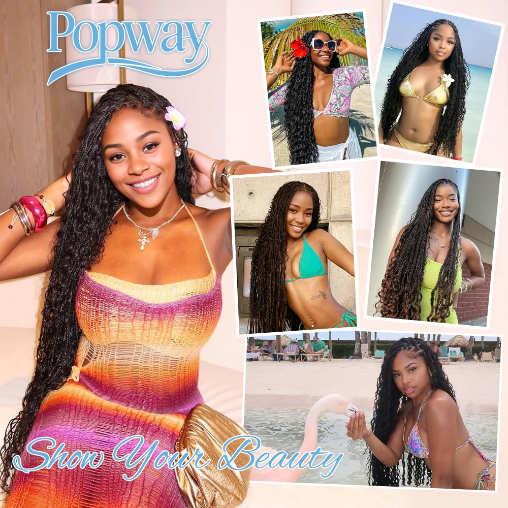 Side view of 150g human hair extensions detailing the premium deep wave pattern