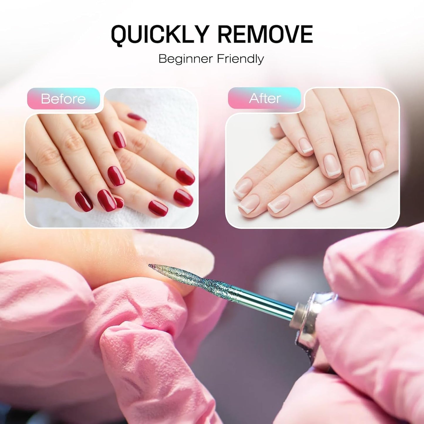 Depvko manicure and pedicure tool kit display in packaging