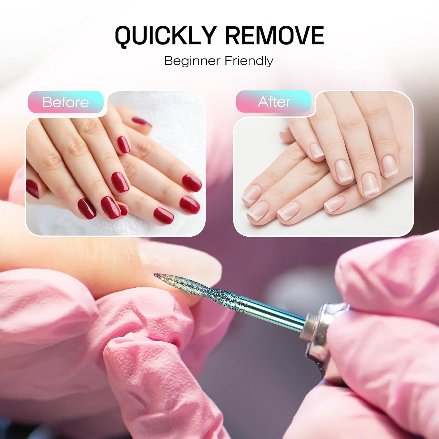 Depvko manicure and pedicure tool kit display in packaging