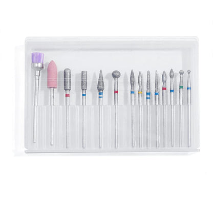 Eruika tungsten carbide and diamond drill bits for gel nail removal