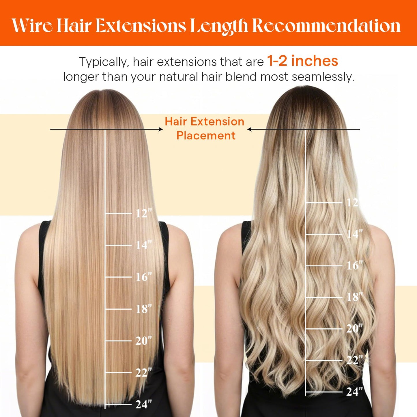 Sunny Hair real human hair extensions with tearable silicone clips.