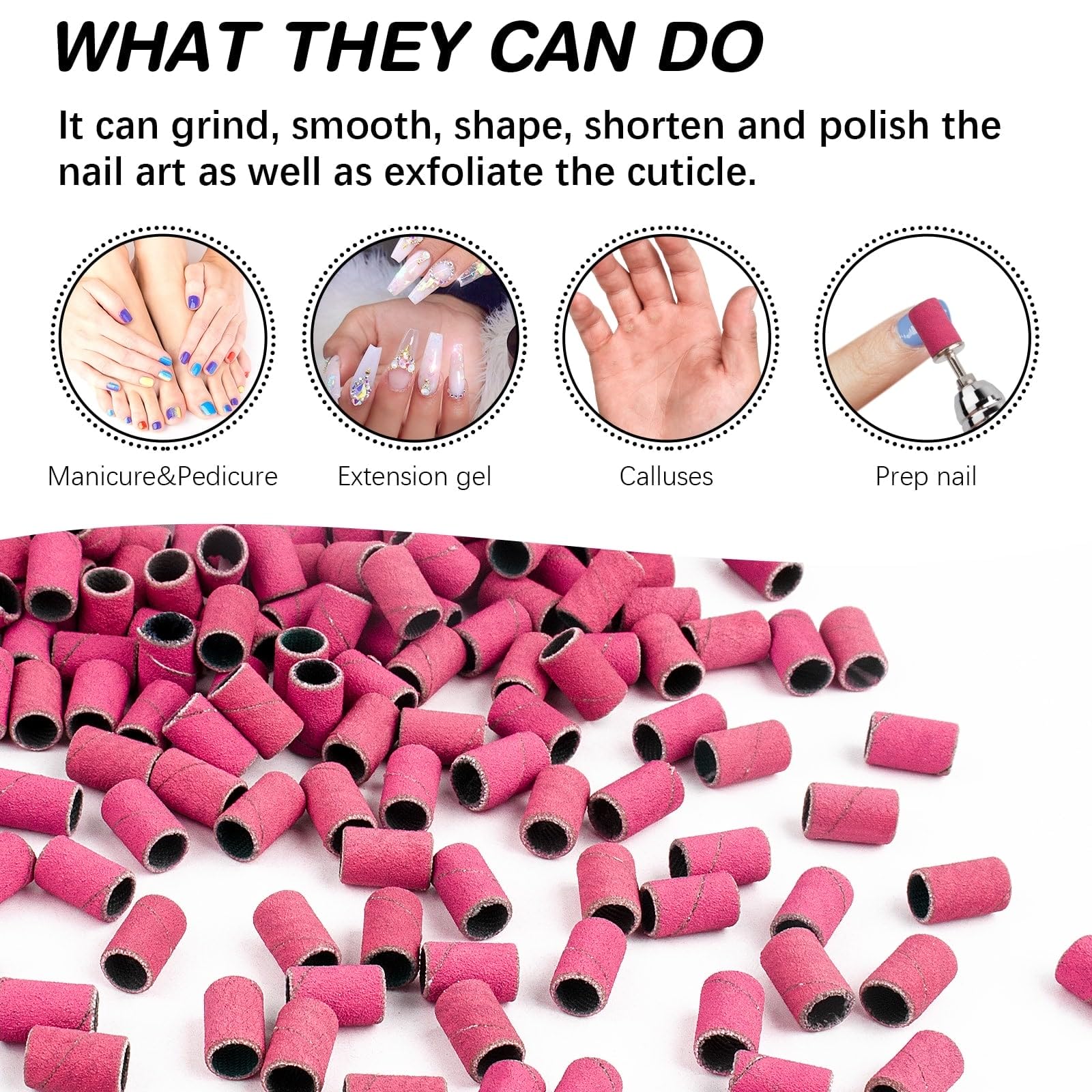 Full view of the Rolybag imported nail grooming accessories package contents on a white background.