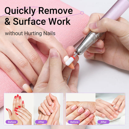 MelodySusie nail drill bit set for manicure and pedicure