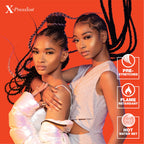Sensationnel off black synthetic hair strands demonstrating the smooth yaki texture