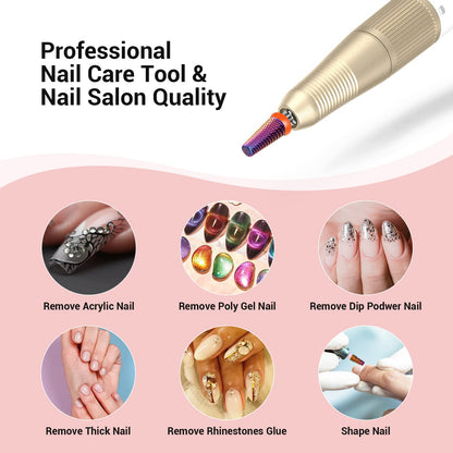 MelodySusie professional e file attachment packaged securely for safe storage and salon hygiene compliance.