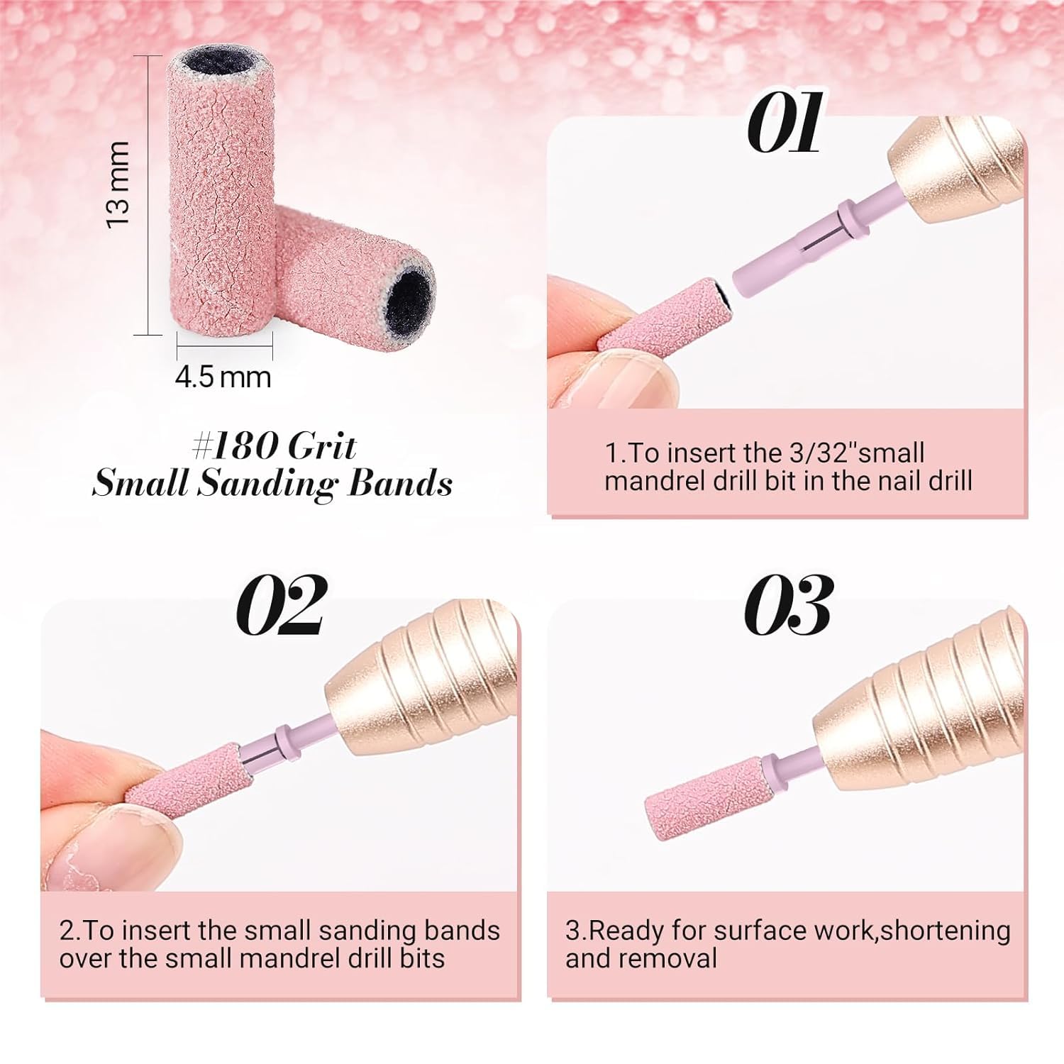 MelodySusie sanding bands compatible with 3.1mm mandrel