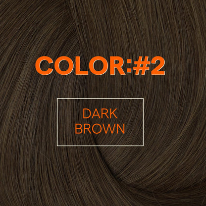 Close up of Full Shine 105 grams straight hair bundles for full head weave.