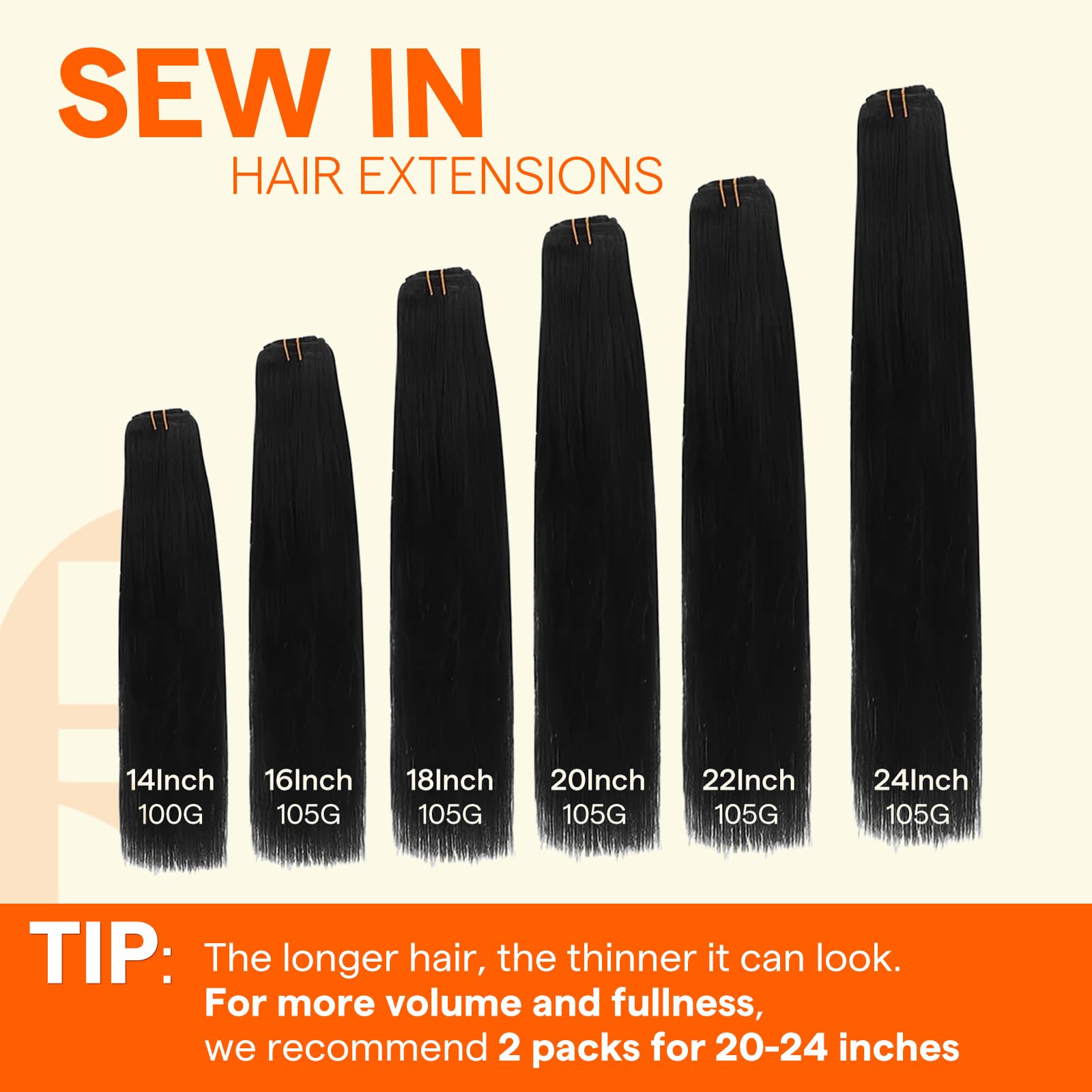 Full Shine double weft hair extensions laid flat to showcase secure construction.