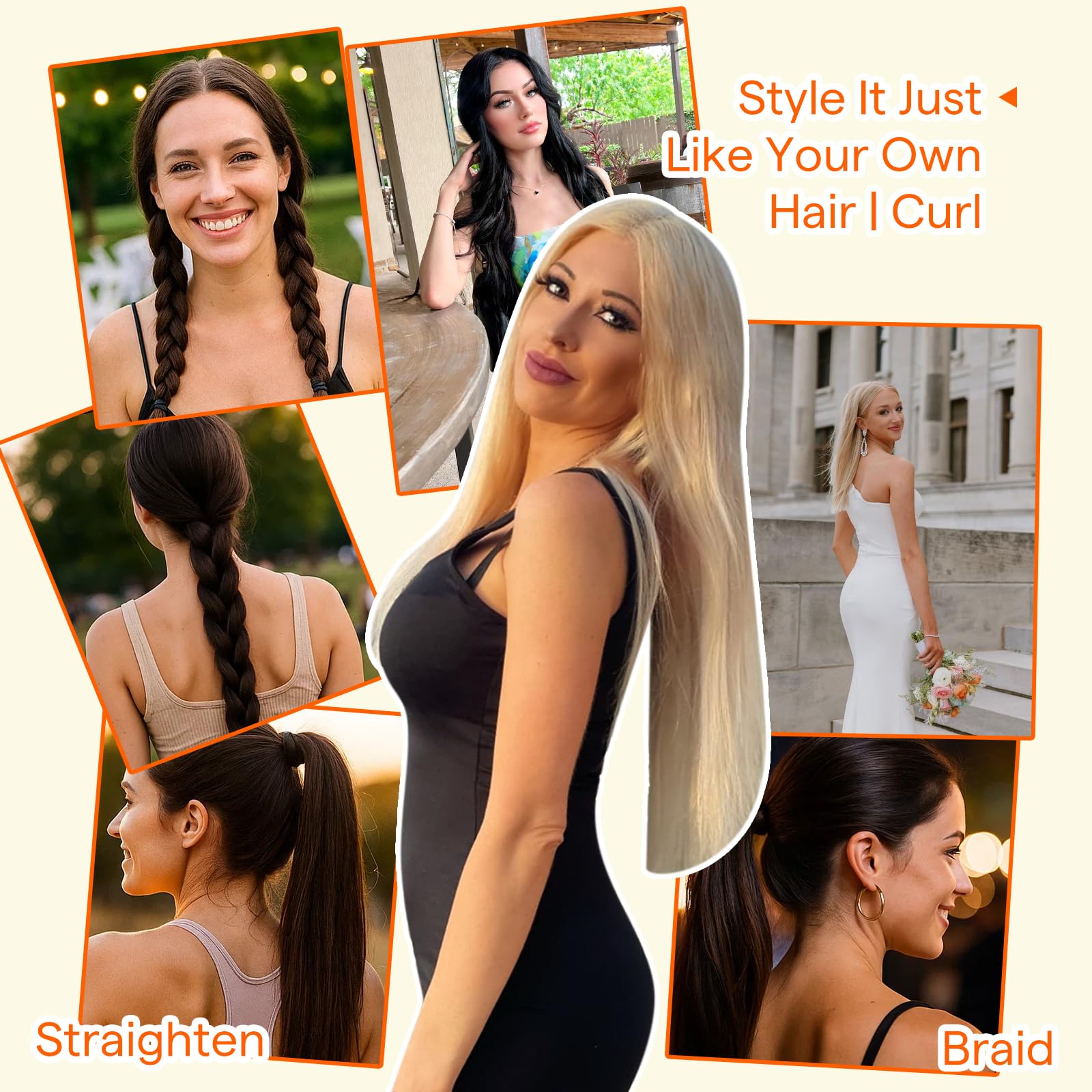Full Shine straight Remy hair weave premium quality dark brown hair bundle.
