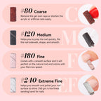 Makartt professional manicure sanding bands in storage container