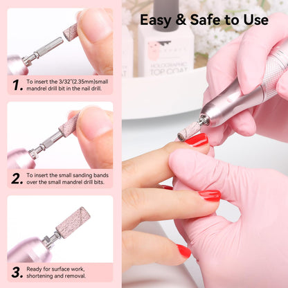 Makartt nail drill accessories for gel and acrylic nails