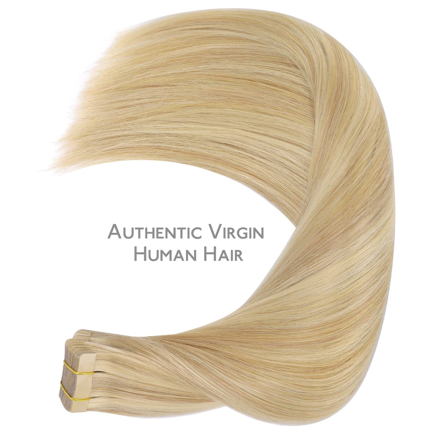 Side angle view showcasing the seamless blending capability of WENNALIFE tape in hair.