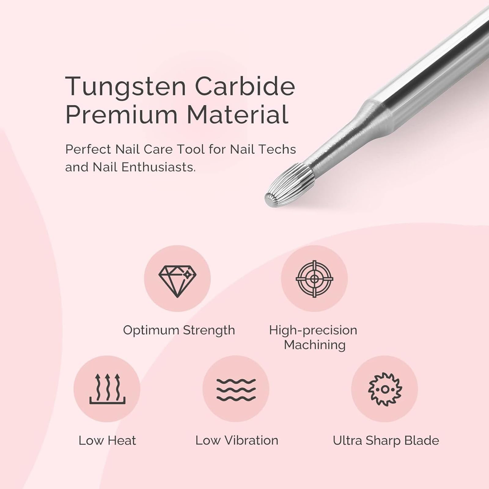 Professional nail technician using MelodySusie cuticle cleaning bit