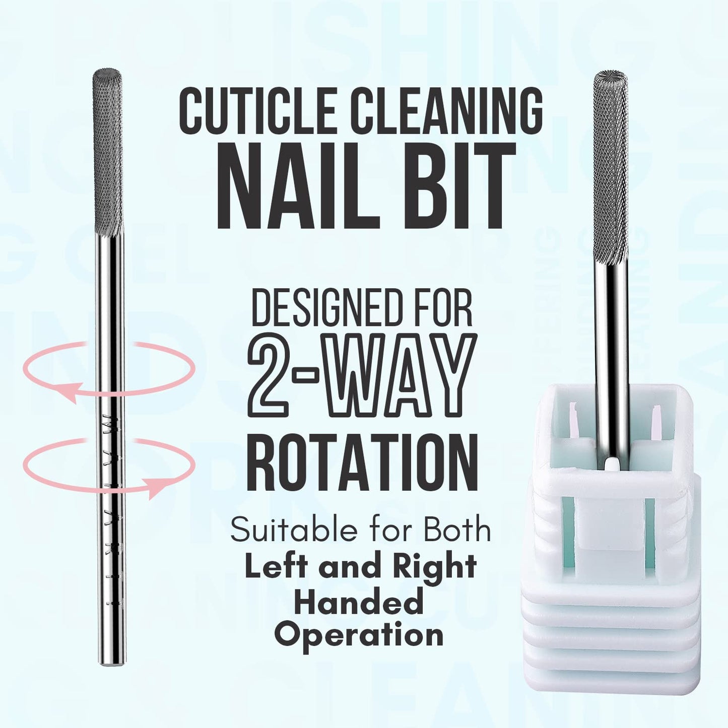 Professional nail prep using Makartt safety bit