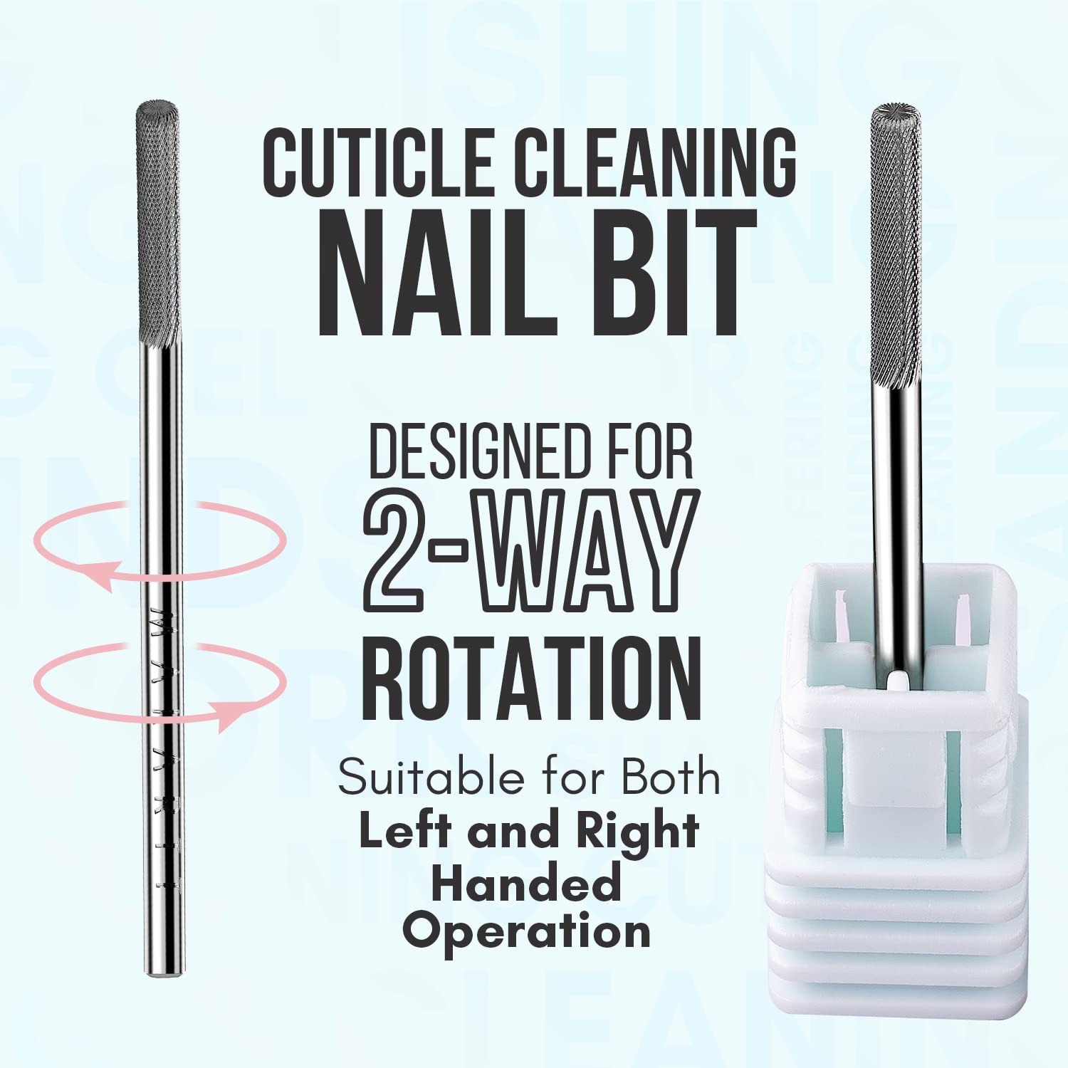 Professional nail prep using Makartt safety bit