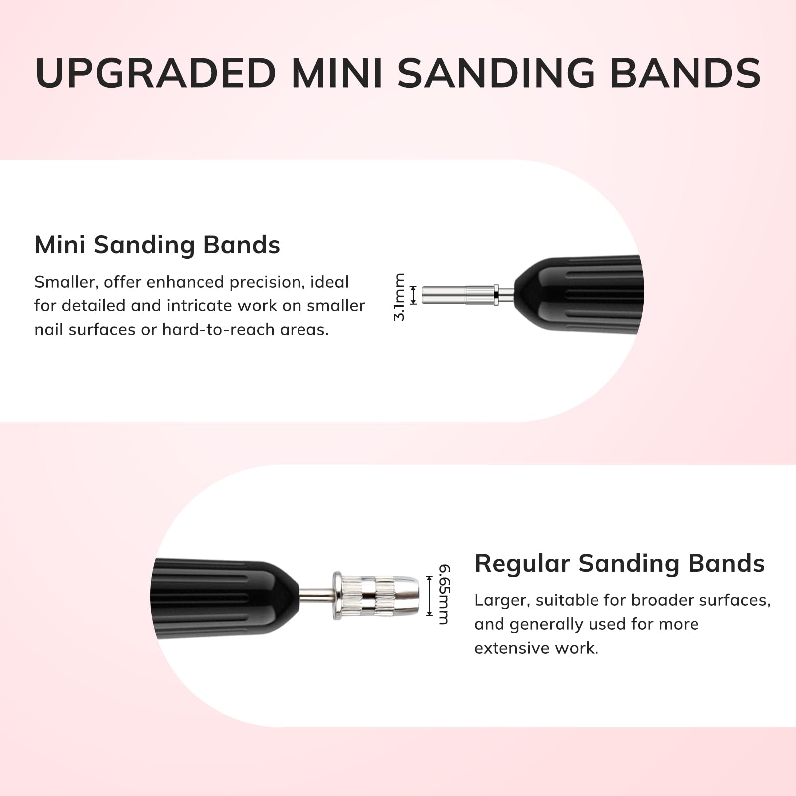 Lavinda nail drill bit accessories for acrylic gel removal
