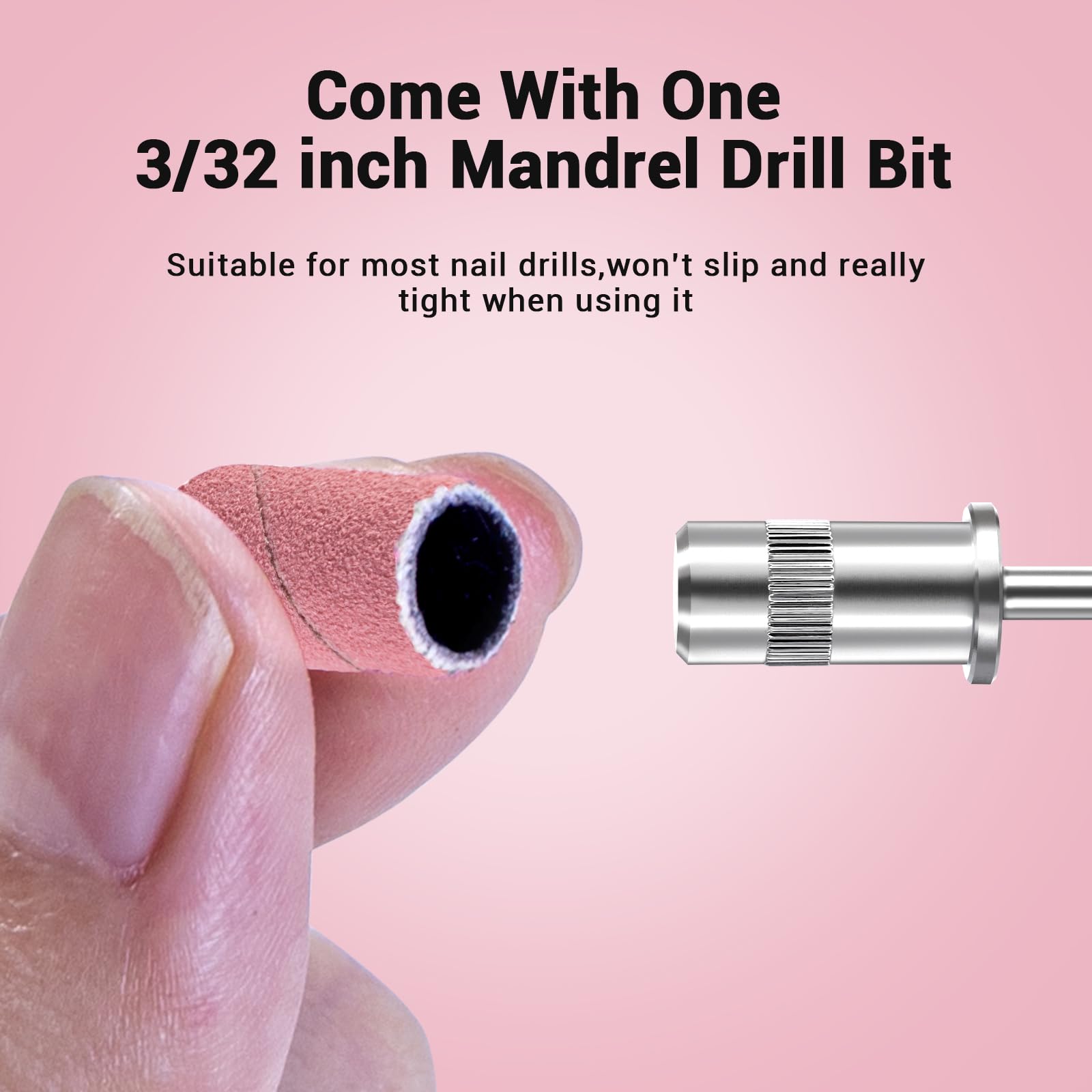 Sanding bands for acrylic nails and gel manicure removal