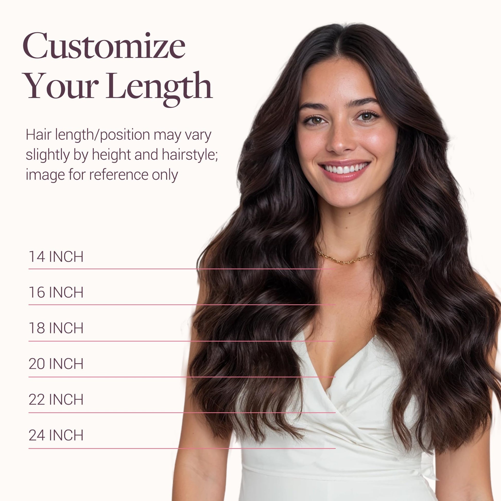 GOO GOO Hair Extensions packaging layout highlighting the fifty grams weight specification
