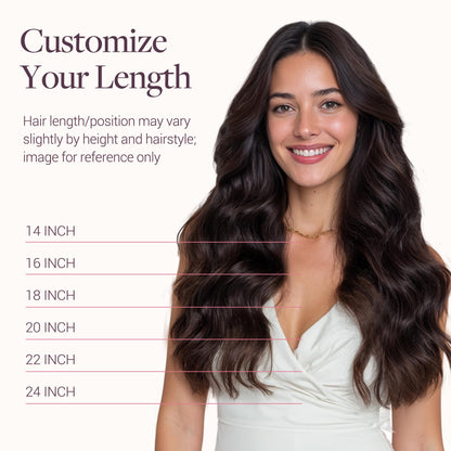 GOO GOO Hair Extensions packaging layout highlighting the fifty grams weight specification