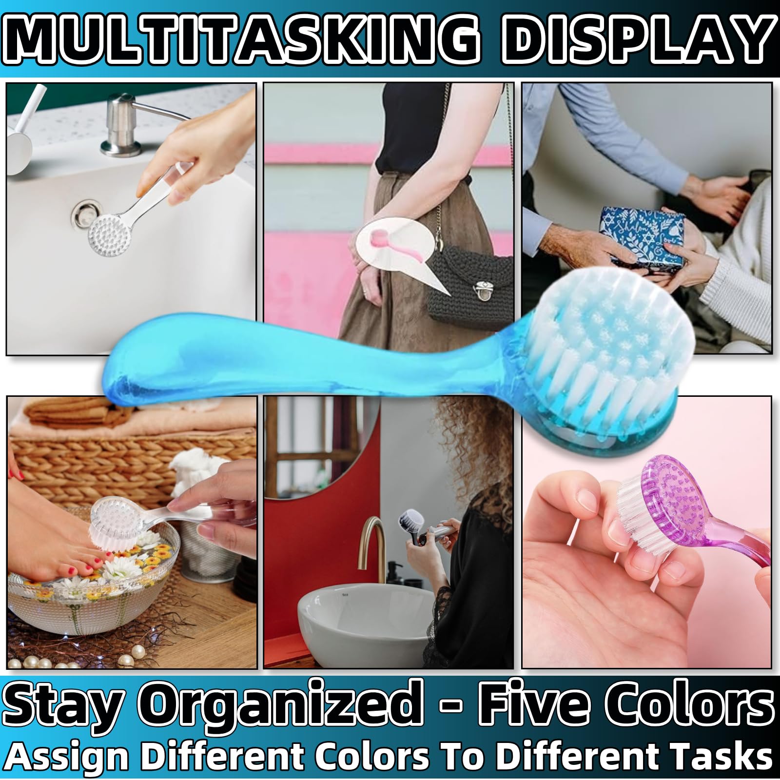 Professional nail art dust remover tools in use