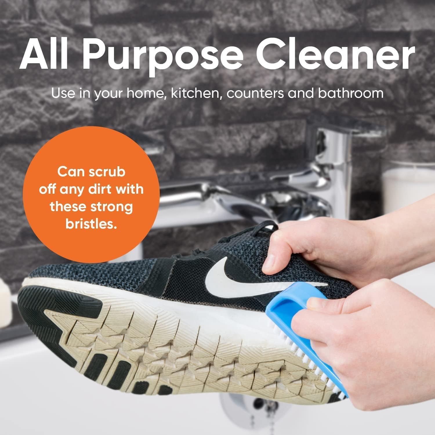 Superio ergonomic hand scrubber brush packaging display layout