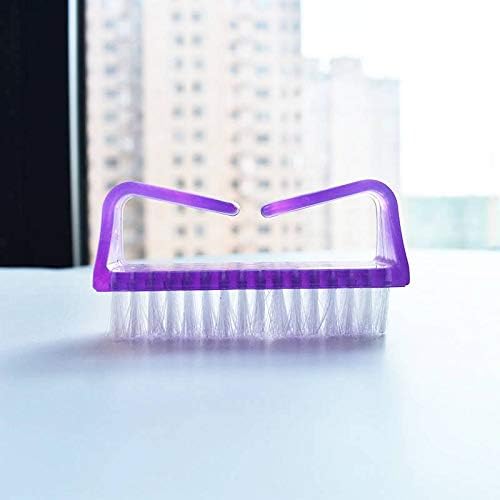 Ergonomic handle grip on imported personal care nail brush