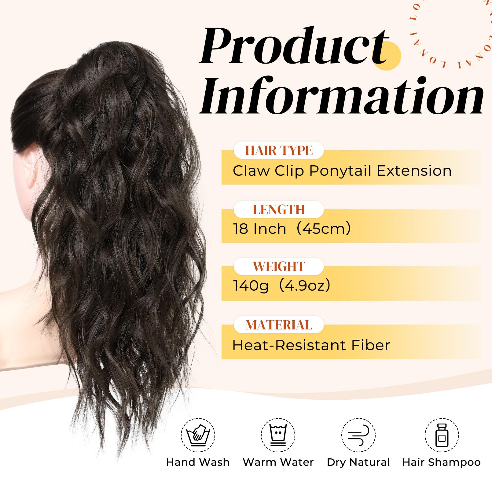 Close up of the secure anti scratch claw clip mechanism on the LONAI hair extension