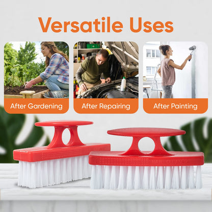 Superio toe and foot scrubber brush highlighting the compact size and durable construction