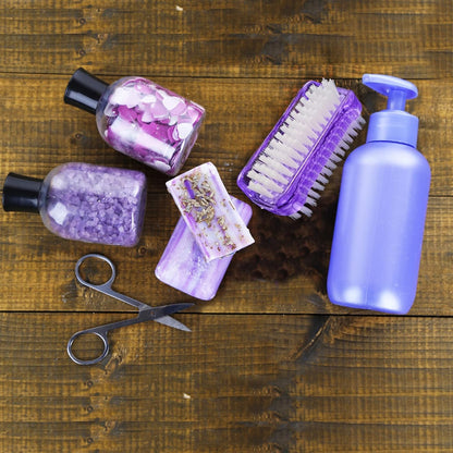 ROLECK premium family nail brushes highlighting the durable construction and plastic handle.