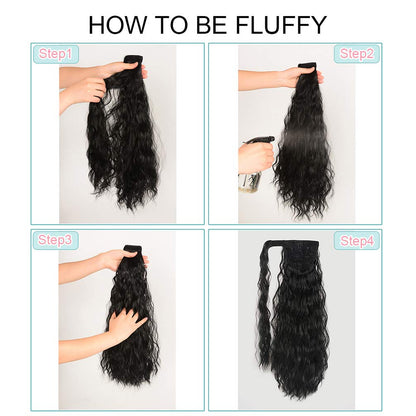 Product packaging of the YEAME authentic imported beauty hair extension accessory.