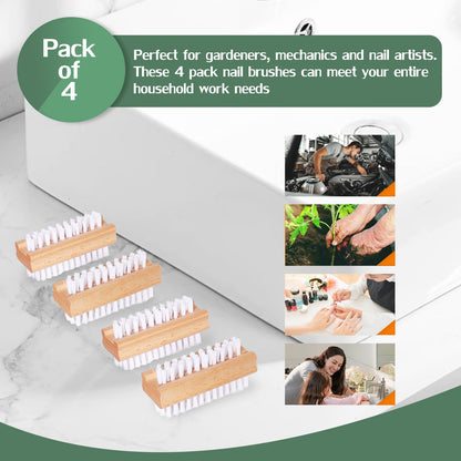 DEBETOOL heavy duty grooming scrubber showing alternative angle of the angled cleaning fibers